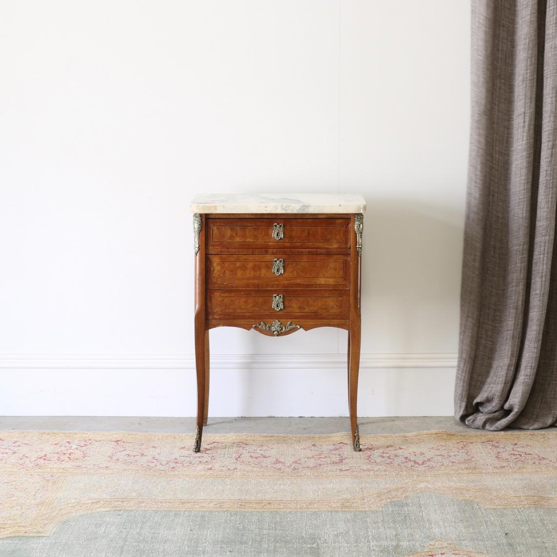 Louis XV Walnut Bedside